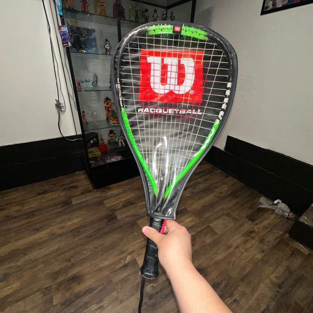 Wilson Racquetball Racket with Cover - Picture 6 of 7